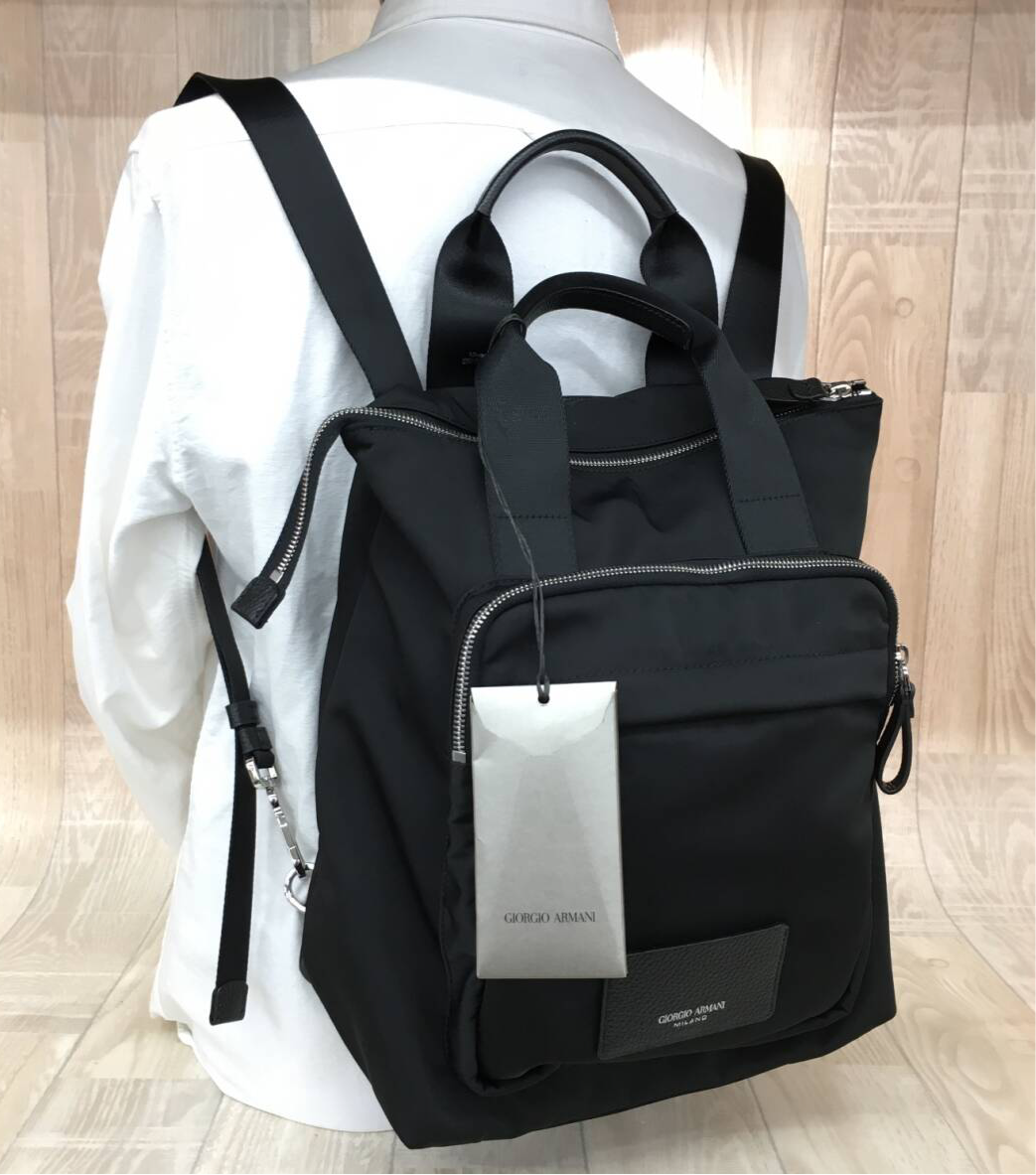GIORGIO ARMANI 2WAY BACKPACK